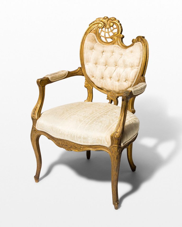 Front view of Cleo Ornate Side Chair