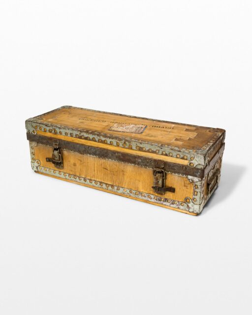 Front view of Jacques Distressed Luggage Case