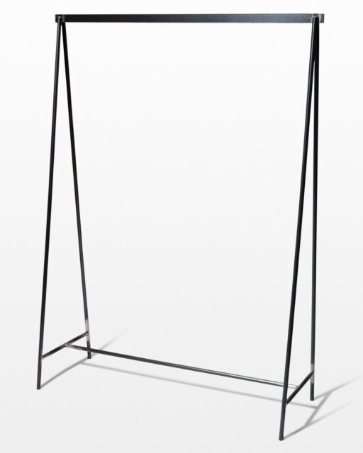 Front view of Wythe Steel Clothing Rack