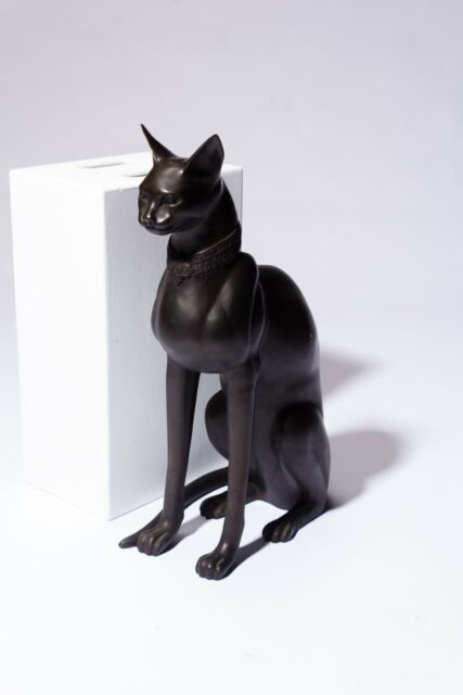 Alternate view 1 of Rocco Metal Cat Sculpture