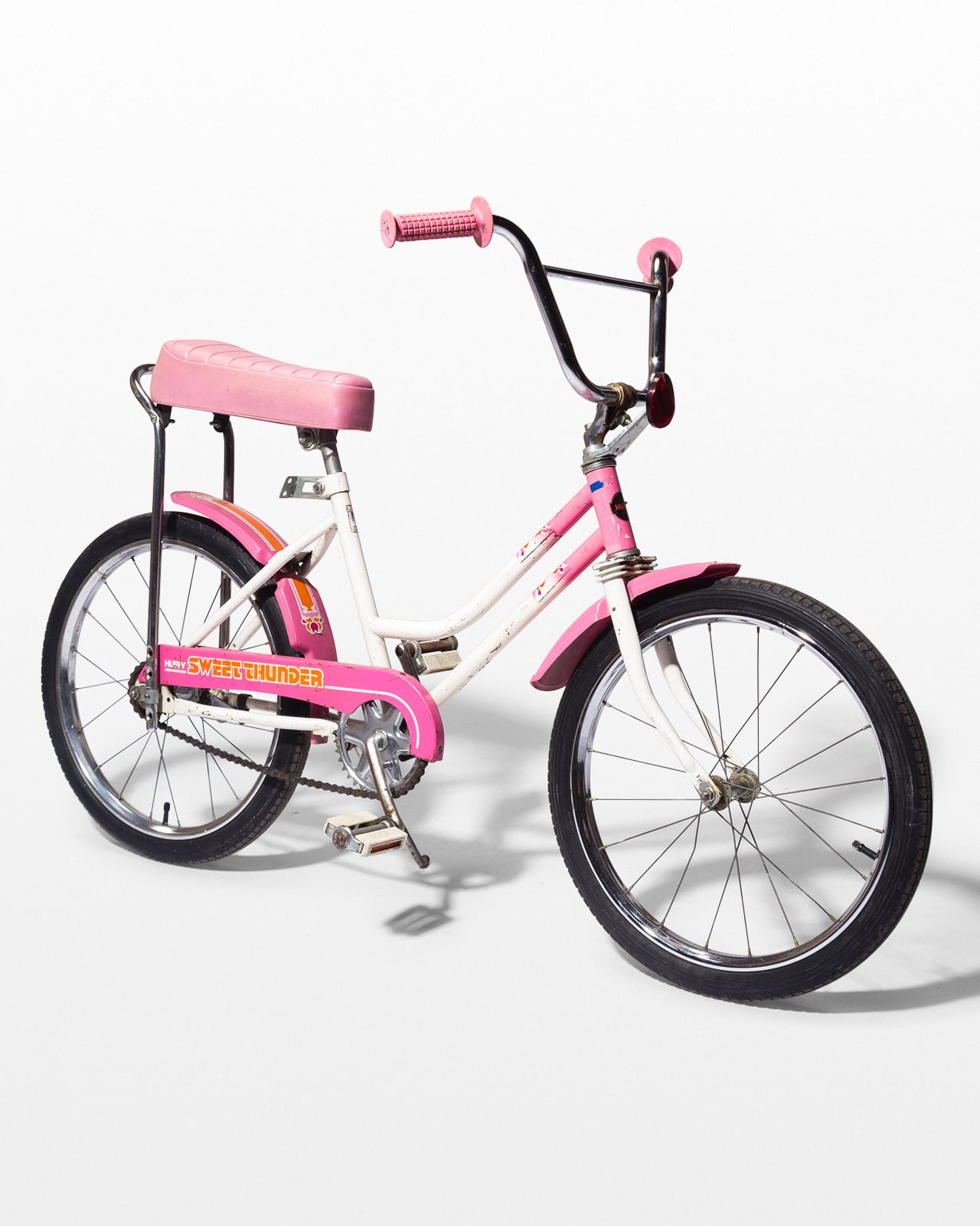 SP213 Pink Bicycle Basket Prop Rental - ACME Brooklyn