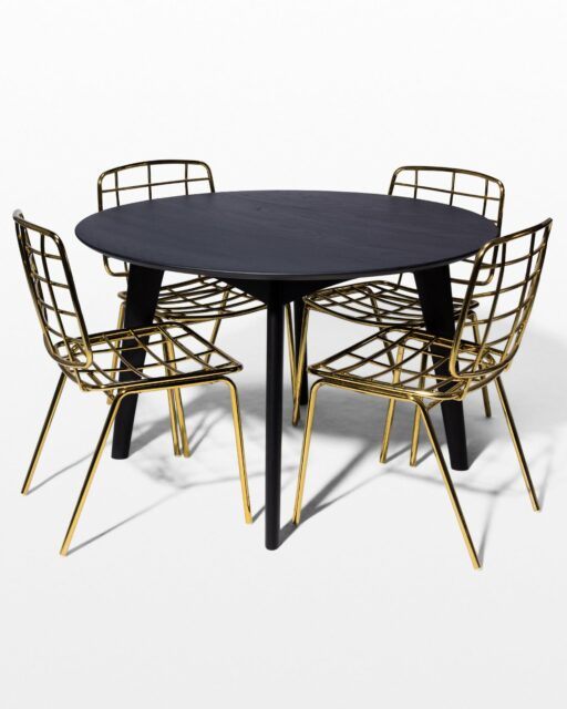 Front view of Marcy and Auden Dining Set