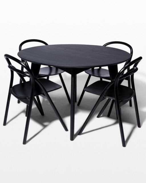 Front view of Lorne and Auden Dining Set