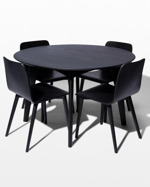 Front view of Aria and Auden Dining Set