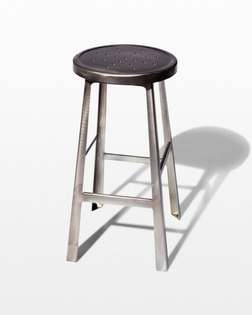 Front view of Ode Steel Stool