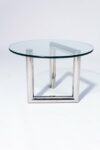 Alternate view thumbnail 3 of Abra Glass and Chrome Side Table