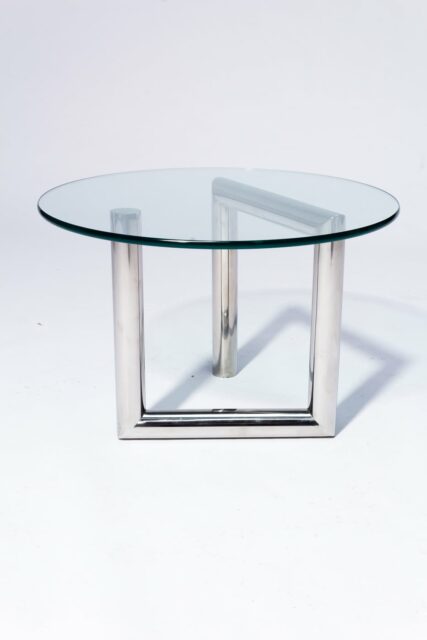 Alternate view 3 of Abra Glass and Chrome Side Table