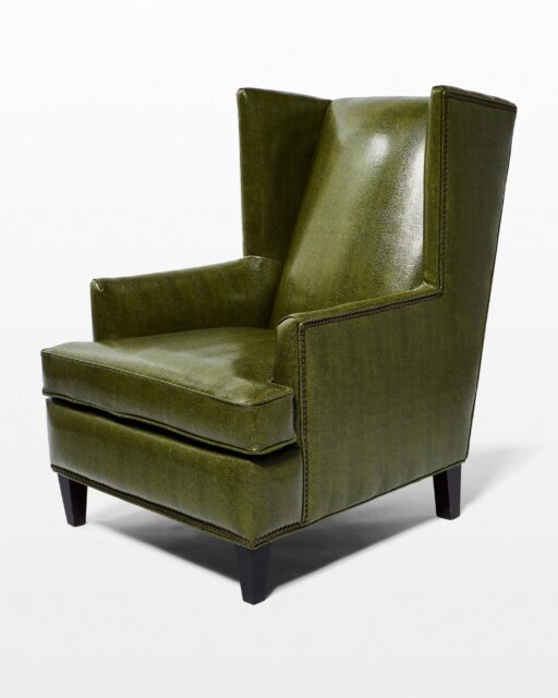 Front view of Briggs Armchair