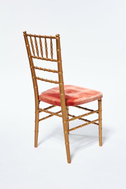 Alternate view 2 of Adriana Gold and Pink Chiavari Chair