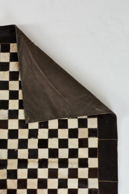 Alternate view 2 of Tannery Checker Hide 9 x 12′ Foot Rug