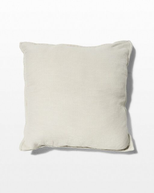 Front view of Gala Textured White Pillow