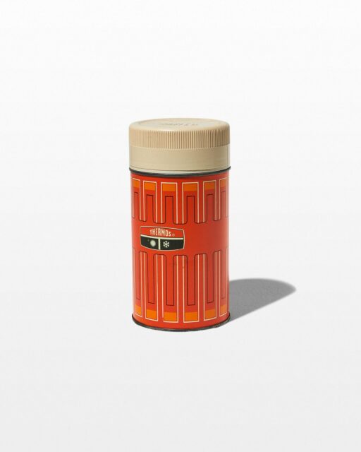 Front view of Cooper Orange Thermos