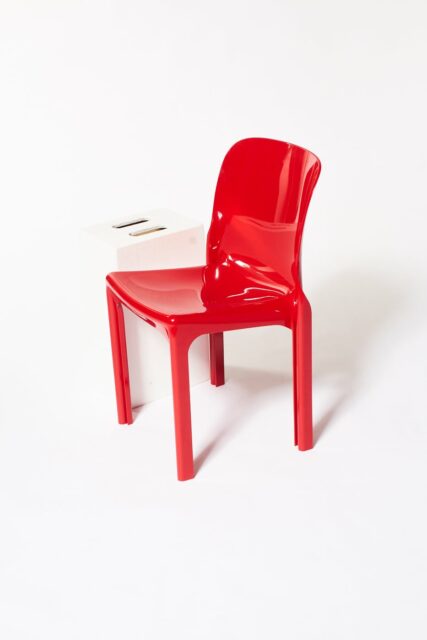 Alternate view 2 of Tay Red Acrylic Chair