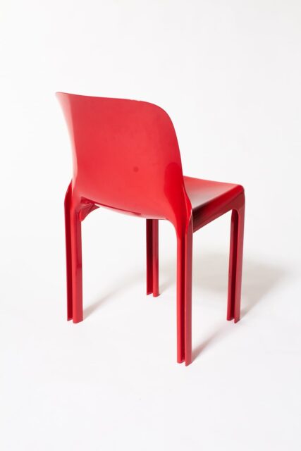 Alternate view 4 of Tay Red Acrylic Chair