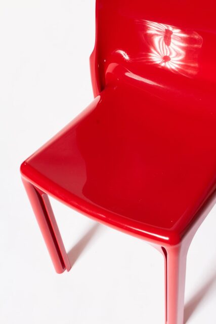Alternate view 1 of Tay Red Acrylic Chair