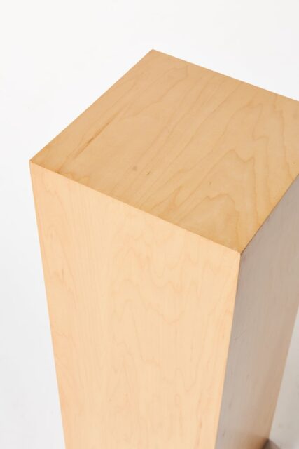 Alternate view 1 of Andy Tall Natural Wood Pedestal