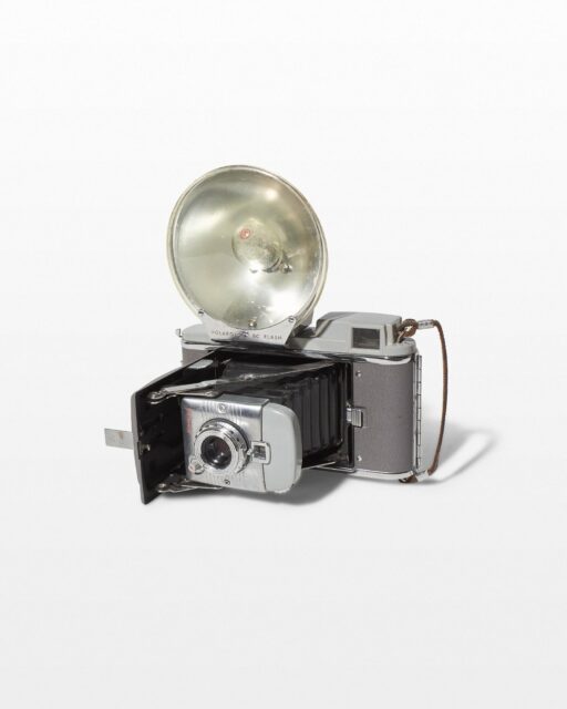Front view of Polaroid Highlander 80A Camera With Flash