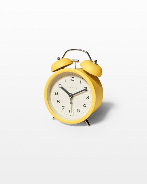 Front view of Louis Yellow Alarm Clock