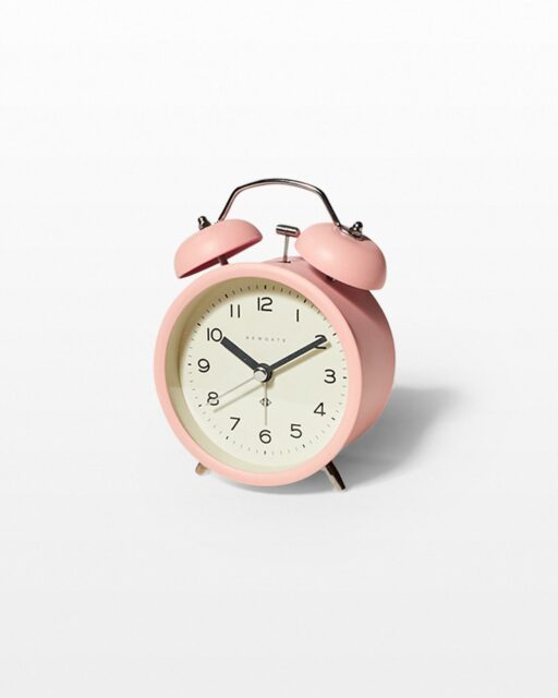 Front view of Leena Pink Alarm Clock