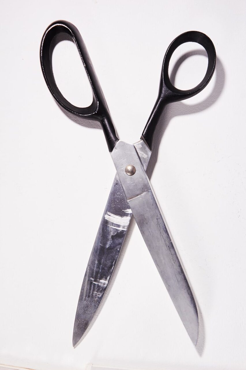 Black Metal Scissors