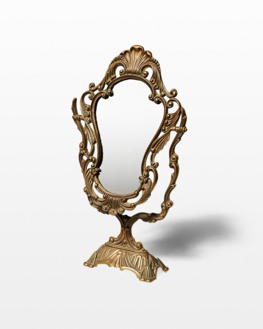 Front view of Ornate Table Mirror