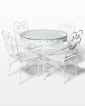 Front view thumbnail of Carnation Garden Table and Chairs Set