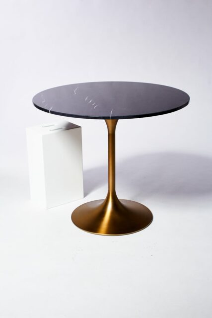 Alternate view 3 of Midnight Black Marble Tulip Dining Table