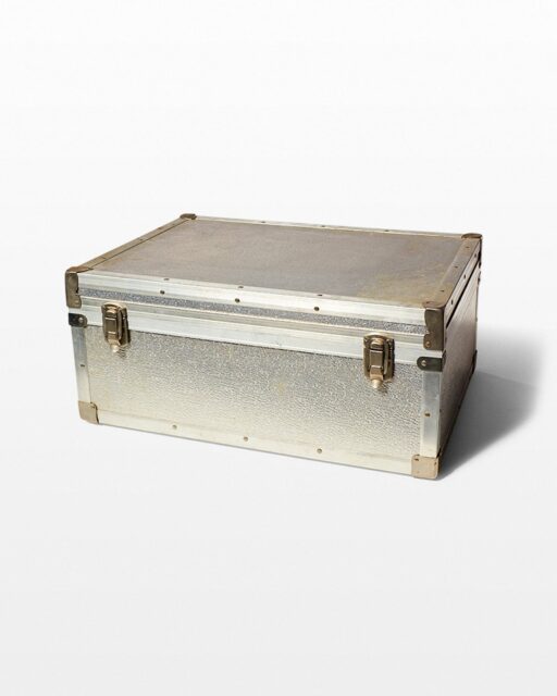 TL155 Capital Wooden Steamer Trunk Prop Rental - ACME Brooklyn