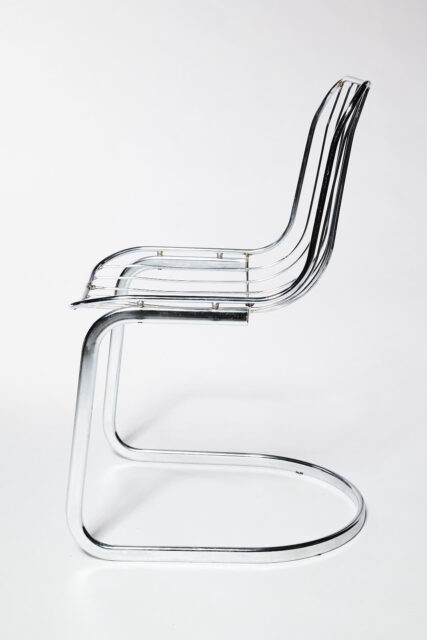 Alternate view 2 of Alpha Wire Cantilever Chair