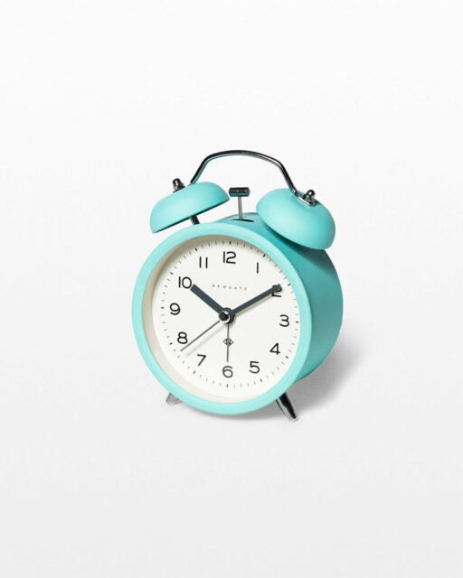 Front view of Tam Teal Alarm Clock