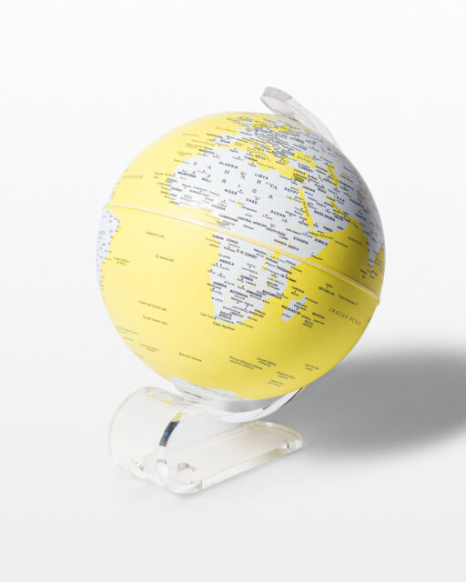 Front view of Quincy Acrylic Base Globe