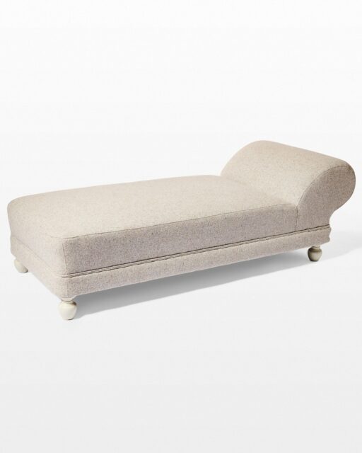Front view of Dove Chaise