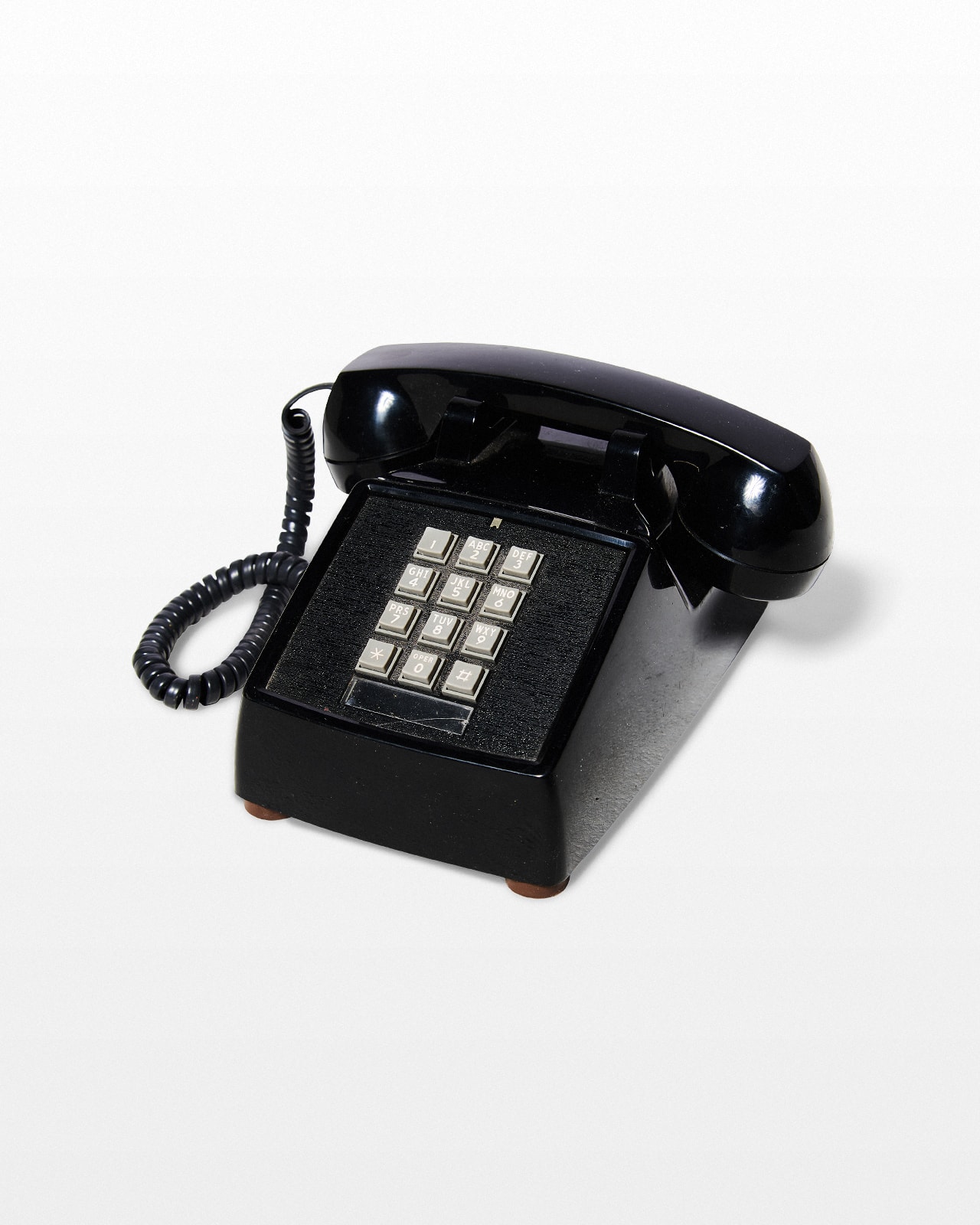 Allen Black Touch Tone Telephone Prop Rental - ACME Brooklyn