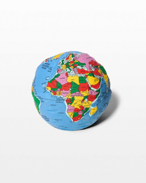 Front view of Fabric Globe Ball