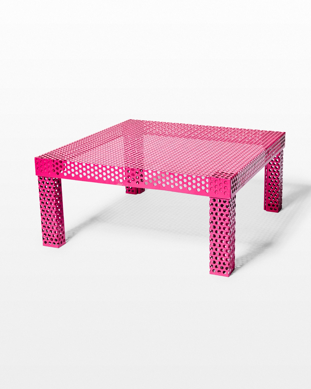TC056 Zoey Perforated Coffee Table Prop Rental - ACME Brooklyn TC056 Zoey Perforated Coffee Table Prop Rental - ACME Brooklyn