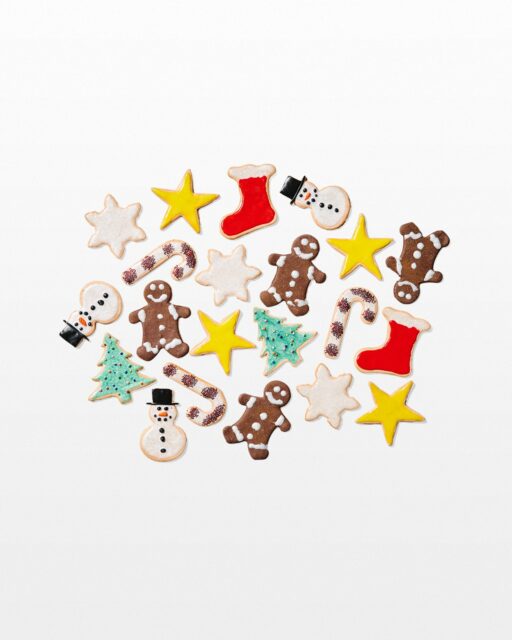 Front view of Jolly Faux Cookie Assortment (21 pieces)