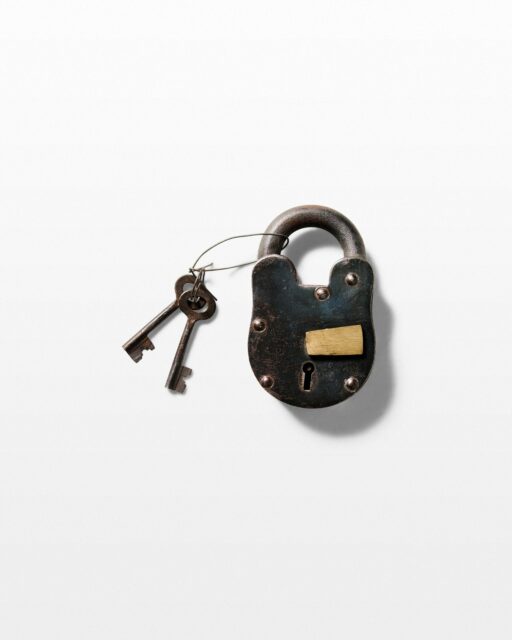 Front view of Cliff Lock and Key Set