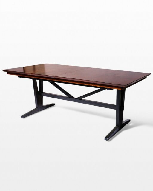 Front view of Roosevelt Extendable (76" or 94") Dining Table