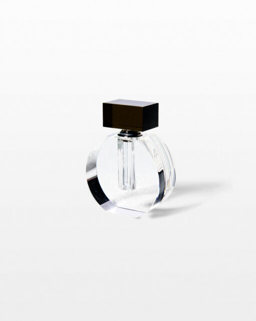 Front view of Watkin Crystal Glass Perfume Bottle