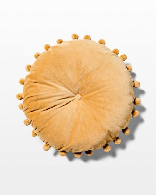 Front view of Luni Pom Pom Pillow