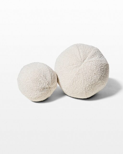 Front view of Orb Boucle Pillow Set