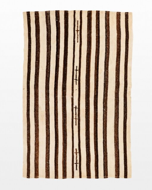 Front view of Ari Striped 4 x 6′ Foot Throw Rug