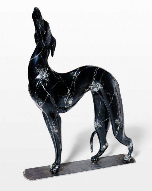 Front view of Mast Marbled Greyhound