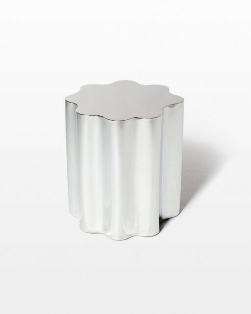 Front view of Dazzler Pedestal Side Table