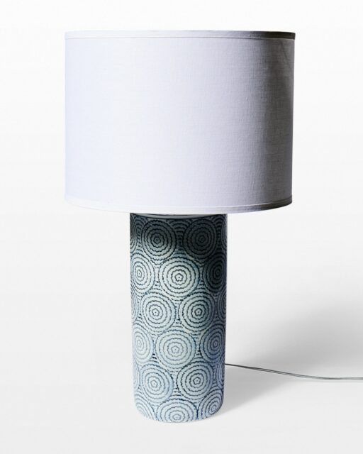 Front view of Kitrick Indigo Table Lamp