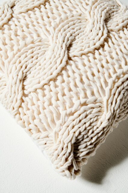 Alternate view 1 of Vance Cable Knit Pillow
