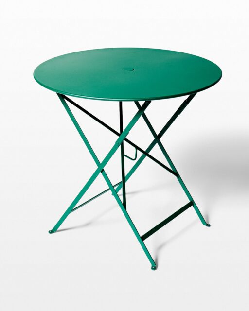 Front view of Madison Folding Bistro Table
