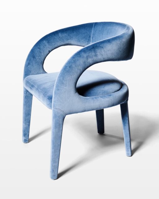 Front view of Cloud Velvet Chair