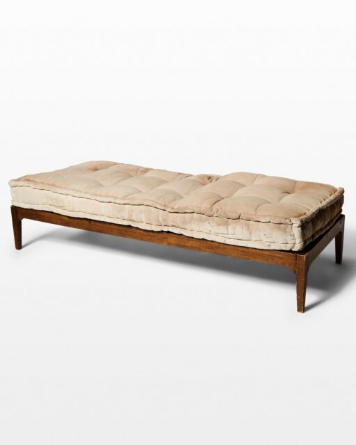 Front view of Camden Daybed Frame with Benton Mattress
