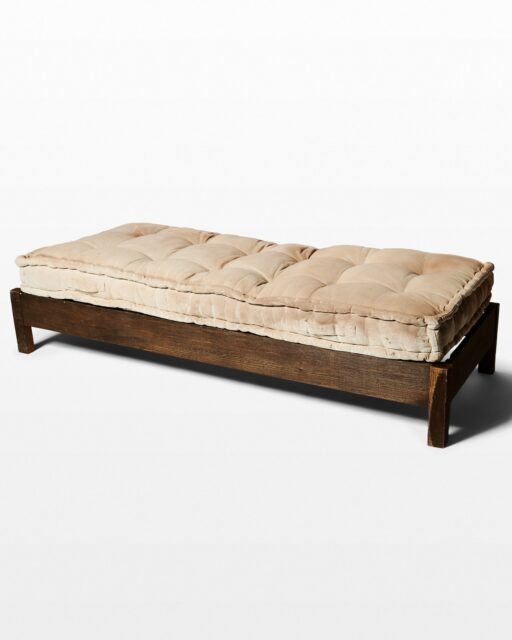 Front view of Pratt Daybed Frame with Benton Mattress
